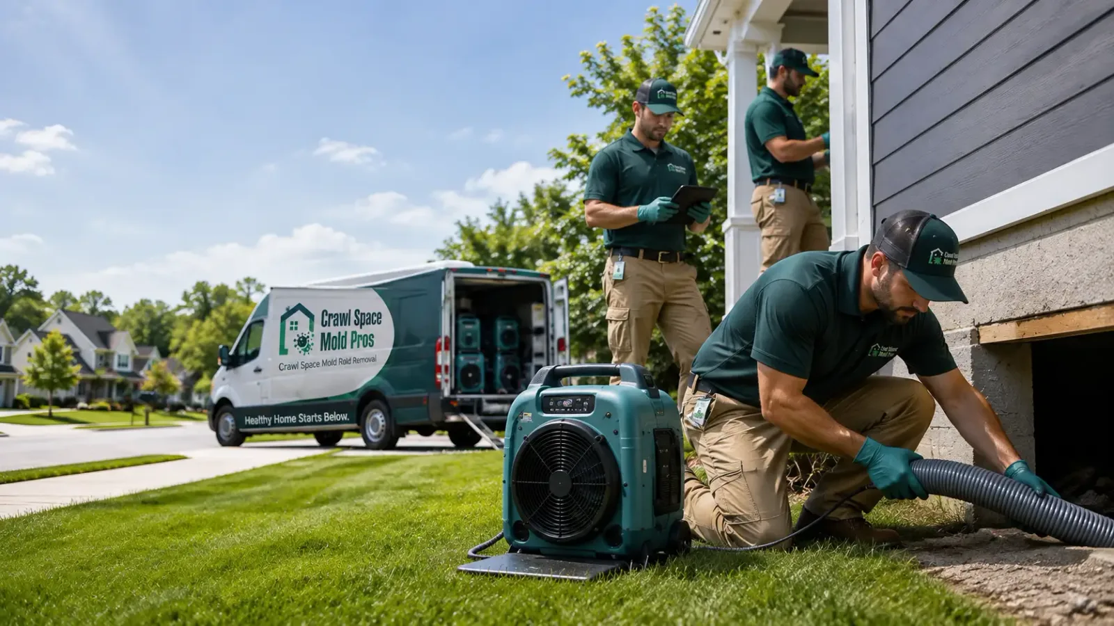Crawl Space Mold Removal in Mt Zion, IL